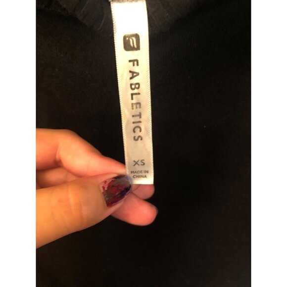 Fabletics black off the shoulder sweater size xs - Picture 4 of 7